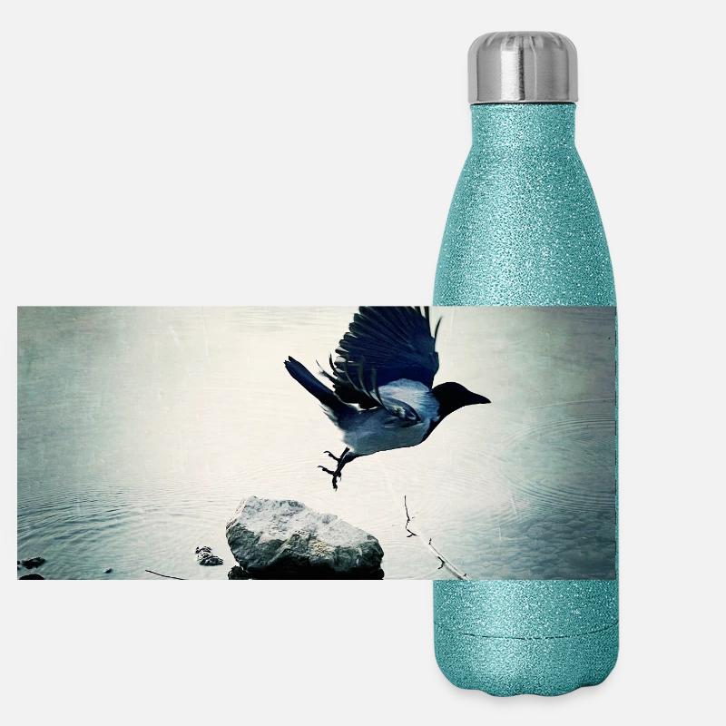 Panorama Glitzer Isolierflasche 500 ml