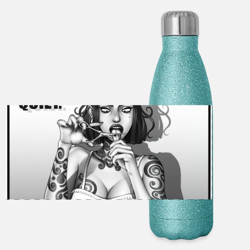 KEEP_QUIET Panorama Glitzer Isolierflasche 500 ml