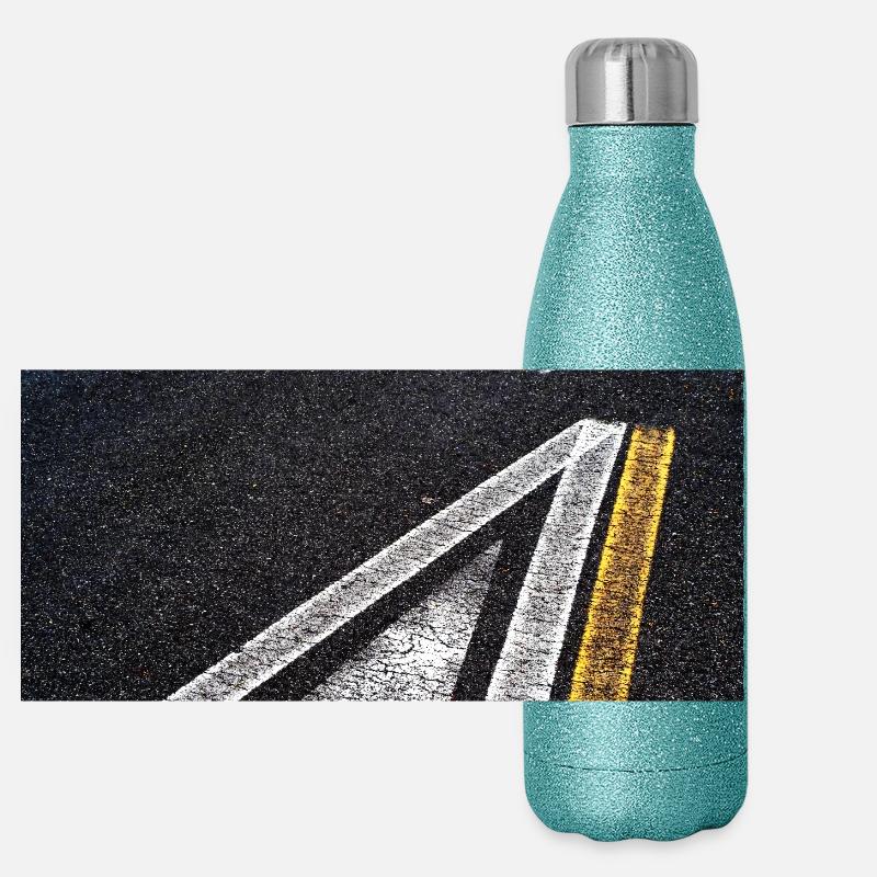 Dessins routiers Gourde isotherme panoramique pailletée 500 ml