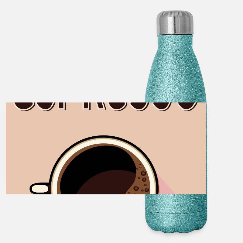 Espresso Café Panoramic Glitter Thermal Bottle 500 ml