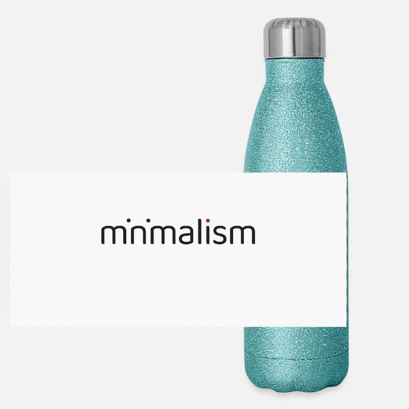 Art minimaliste – Affiche de typographie moderne Gourde isotherme panoramique pailletée 500 ml