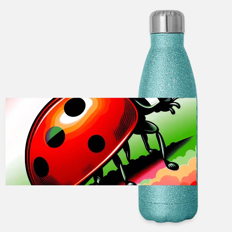 coccinelle Gourde isotherme panoramique pailletée 500 ml