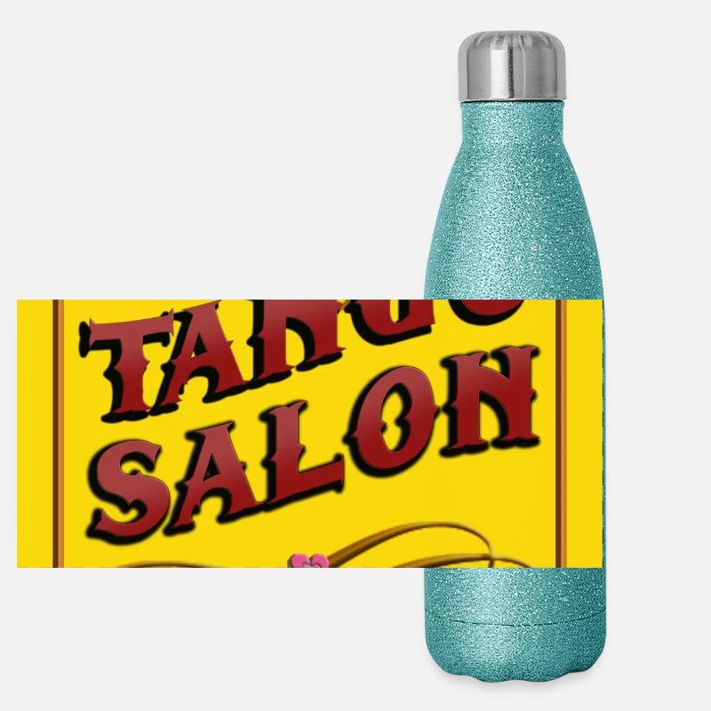Salon de tango Gourde isotherme panoramique pailletée 500 ml