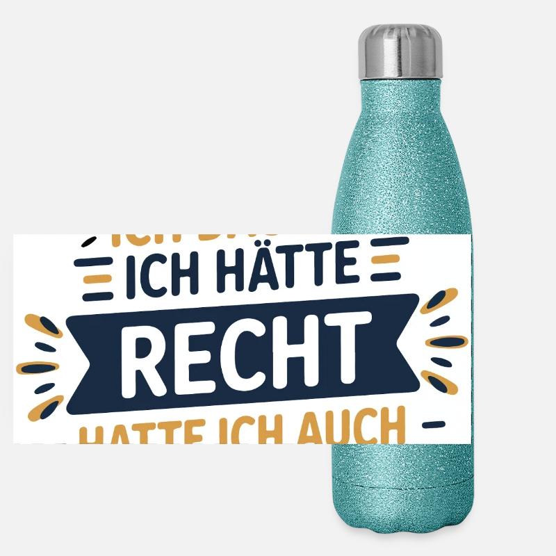 Ich dachte, ich hätte Recht – Hatte ich auch! Panorama Glitzer Isolierflasche 500 ml