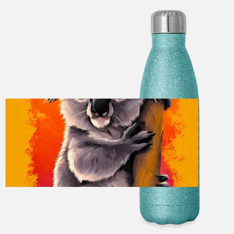Panorama Glitzer Isolierflasche 500 ml