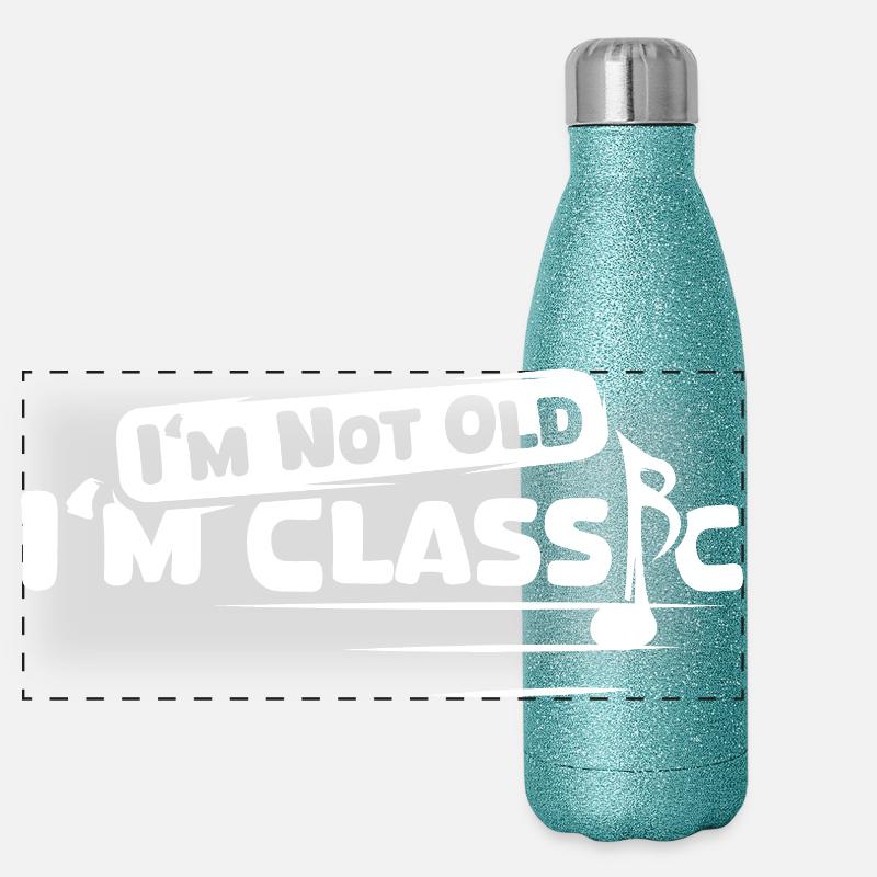 classical music, funny sayings, musicians, orchestra Panoramic Glitter Thermal Bottle 500 ml