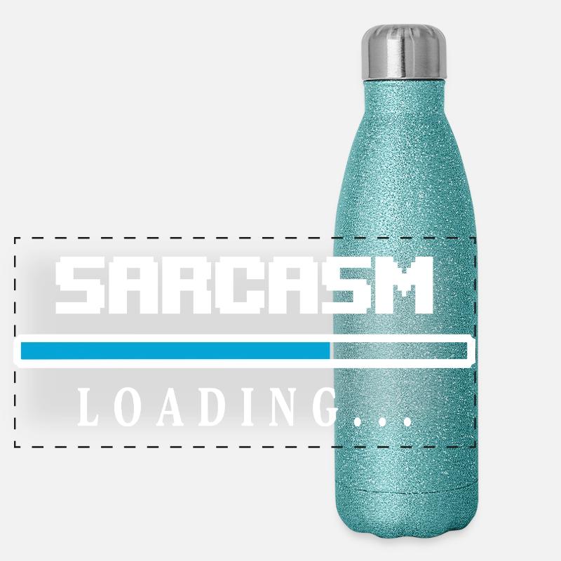 Sarcasme Loading Beam Dire Gourde isotherme panoramique pailletée 500 ml
