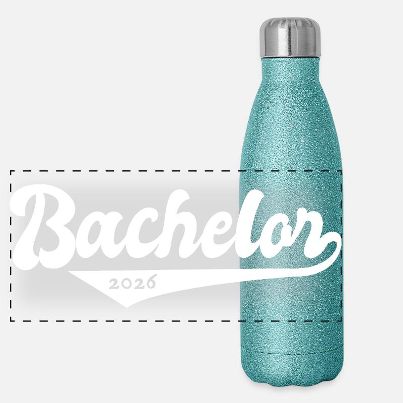 Bachelor 2026 Graduation Graduation Panoramic Glitter Thermal Bottle 500 ml