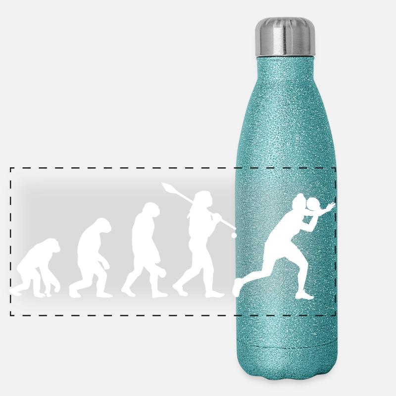 Évolution du design du ping-pong de tennis de table Man Gourde isotherme panoramique pailletée 500 ml