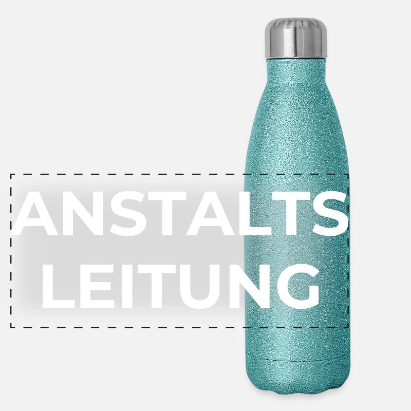 Anstalts Leitung Panorama Glitzer Isolierflasche 500 ml