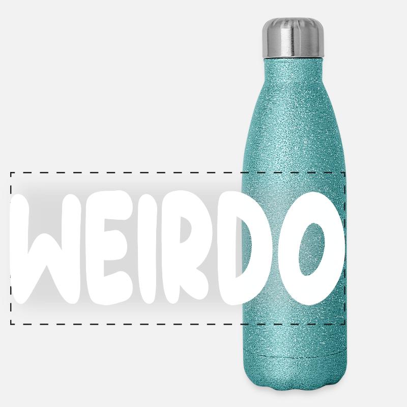 Verrückte Panorama Glitzer Isolierflasche 500 ml