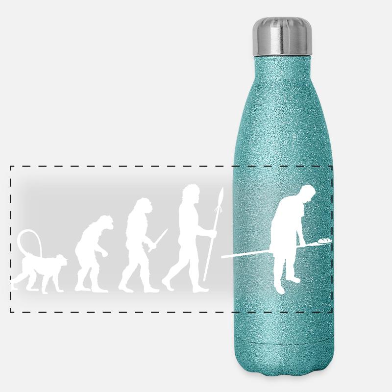 Bäcker Entwicklung Panorama Glitzer Isolierflasche 500 ml
