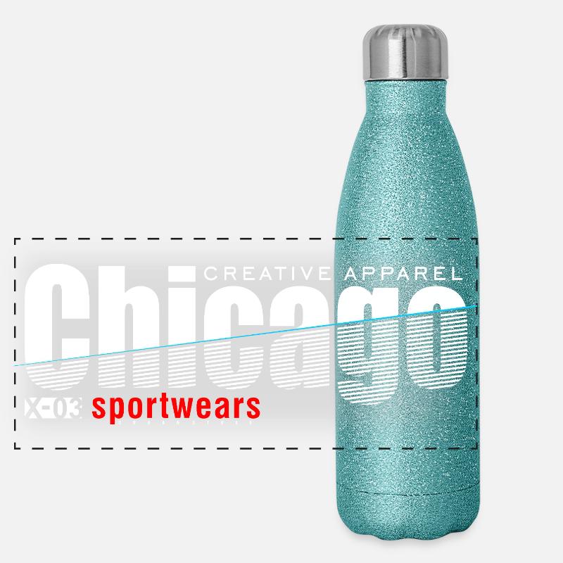 Dynamic Sport Design with Modern Sharpness Panoramic Glitter Thermal Bottle 500 ml