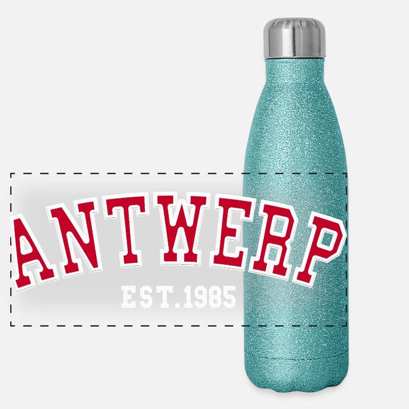 Anvers Est. 1985 Gourde isotherme panoramique pailletée 500 ml