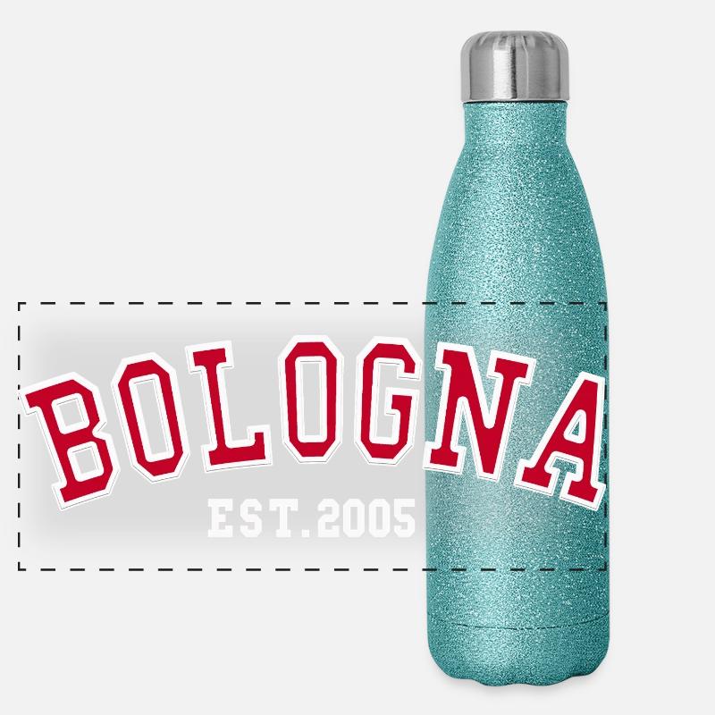 Bologne Est. 2005 Gourde isotherme panoramique pailletée 500 ml