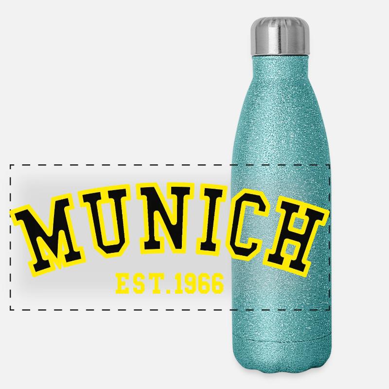 Munich Est. 1966 Panoramic Glitter Thermal Bottle 500 ml