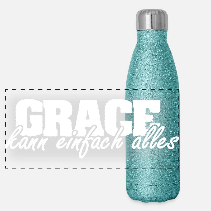 Dire la grâce Gourde isotherme panoramique pailletée 500 ml