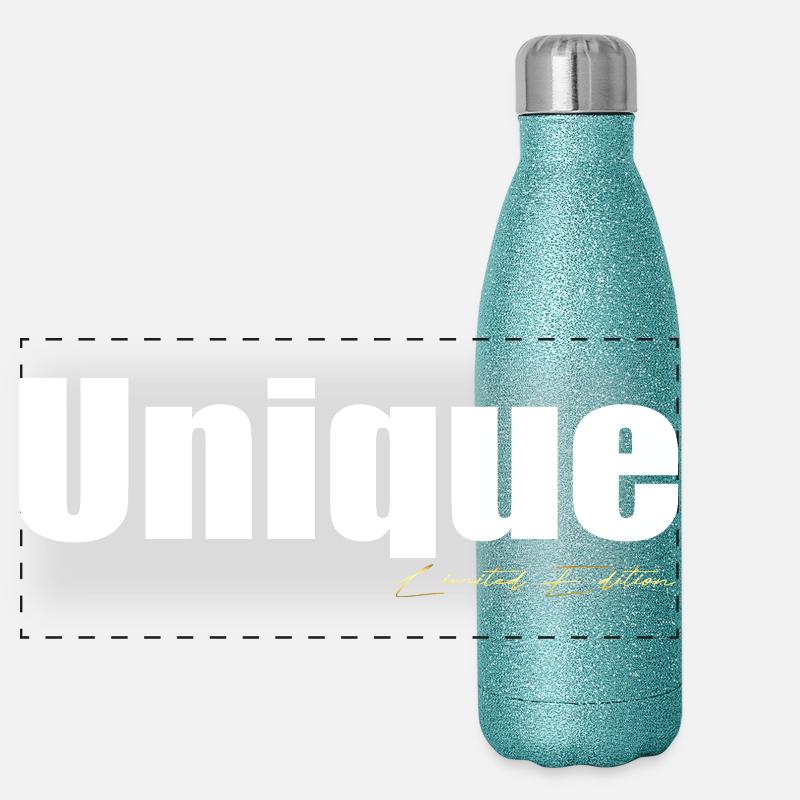 Unique Gourde isotherme panoramique pailletée 500 ml