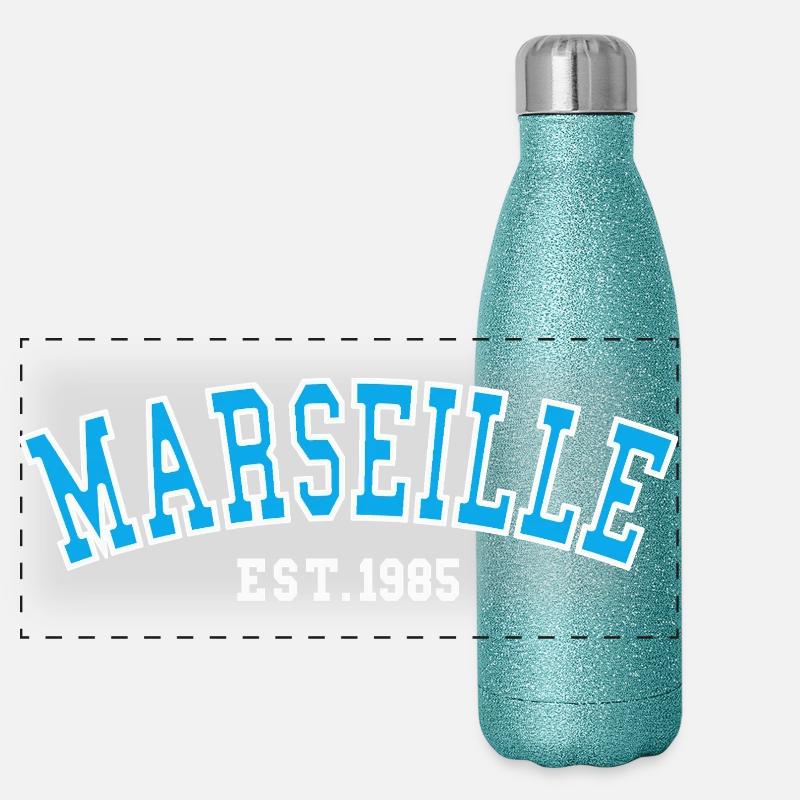Marseille Est.1985 Gourde isotherme panoramique pailletée 500 ml