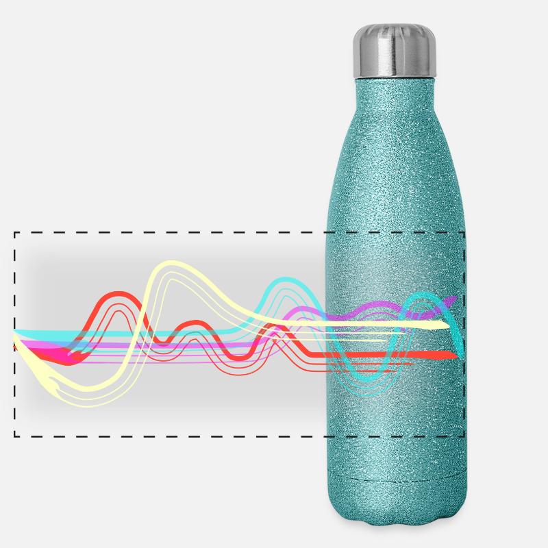 Lines. Panoramic Glitter Thermal Bottle 500 ml