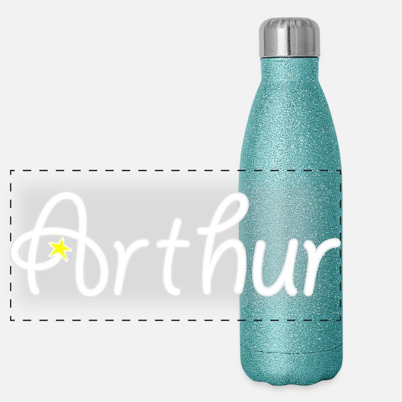 Arthur. Panorama Glitzer Isolierflasche 500 ml
