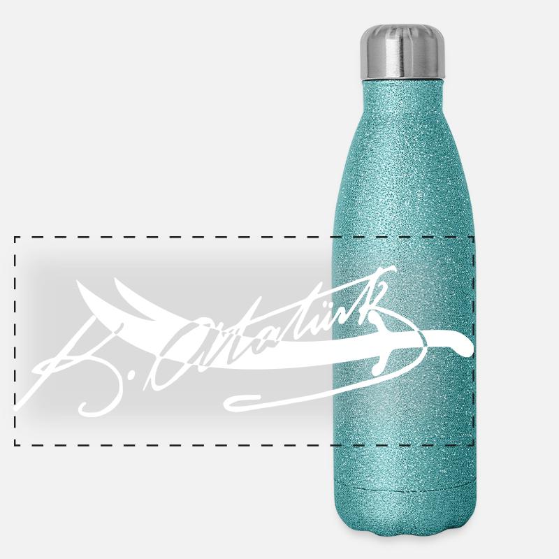 Épée Hz Ali avec Ata imza Gourde isotherme panoramique pailletée 500 ml