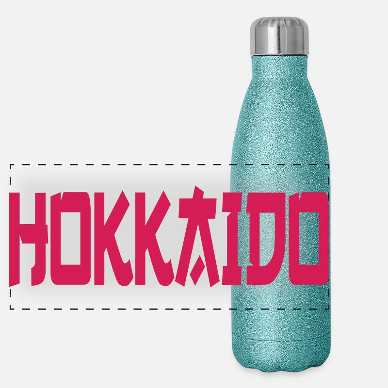 Hokkaido  Panorama Glitzer Isolierflasche 500 ml
