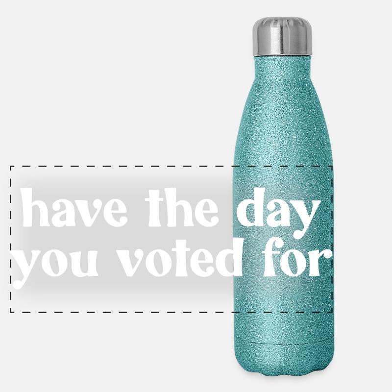 Relive the day you voted for Panoramic Glitter Thermal Bottle 500 ml