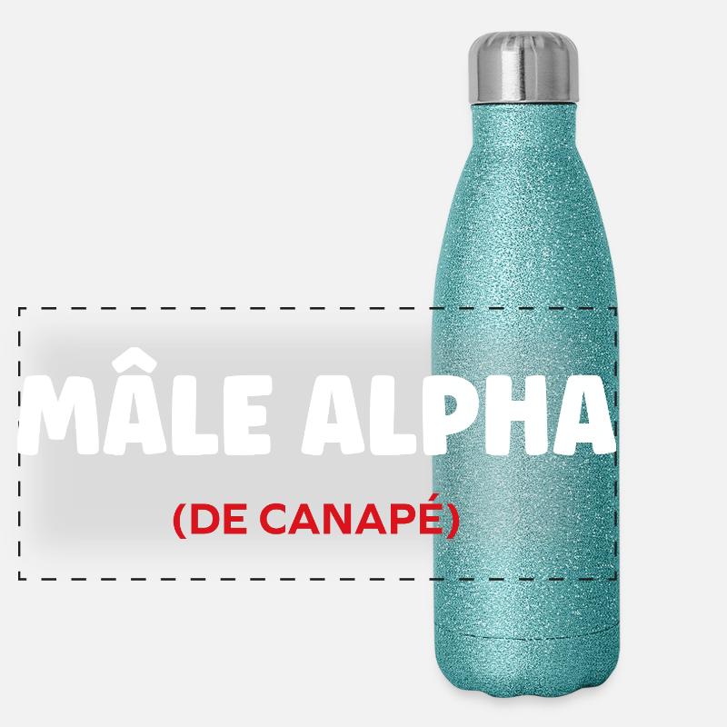 male alpha Gourde isotherme panoramique pailletée 500 ml