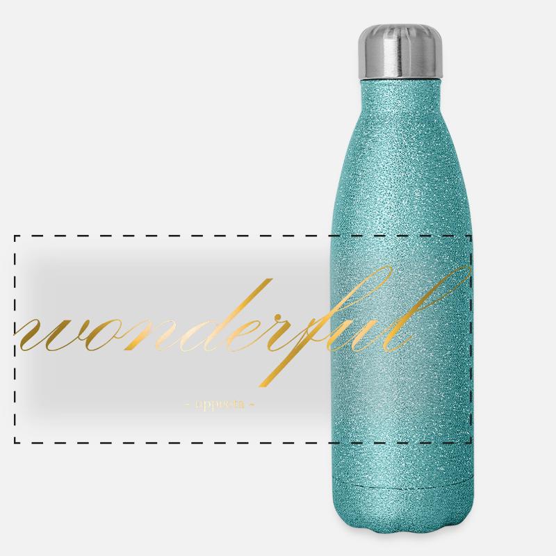 Wunderbar Panorama Glitzer Isolierflasche 500 ml