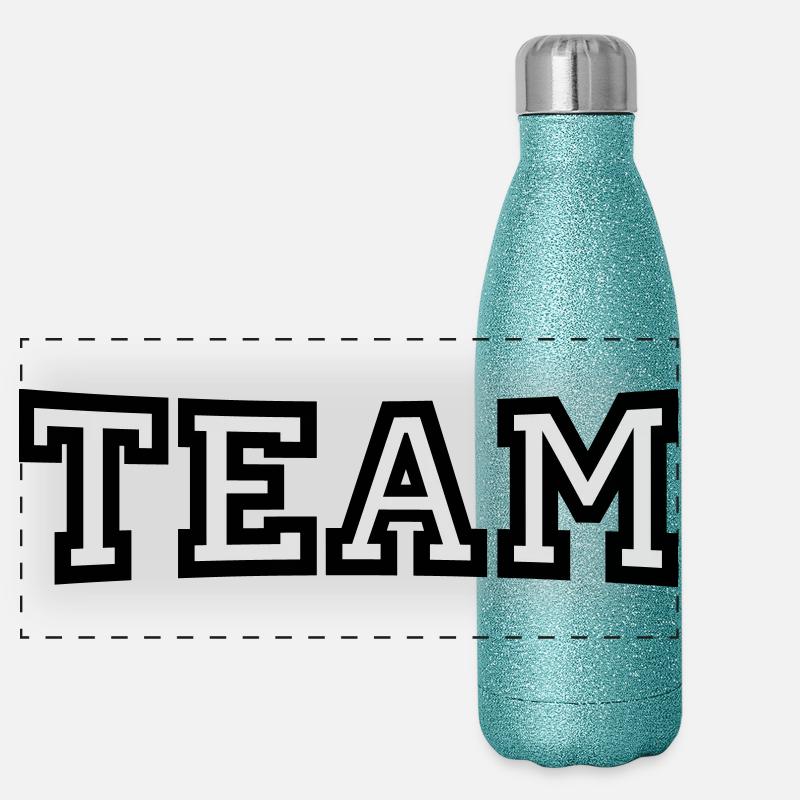 Team Panorama Glitzer Isolierflasche 500 ml