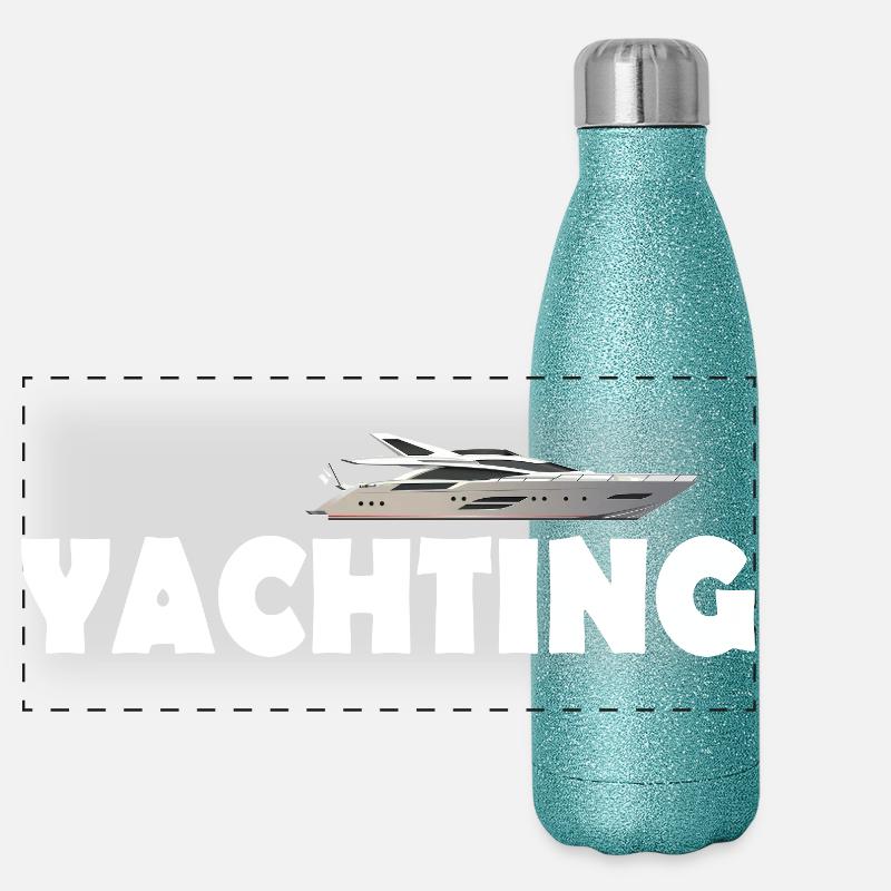 Yachting Panoramic Glitter Thermal Bottle 500 ml