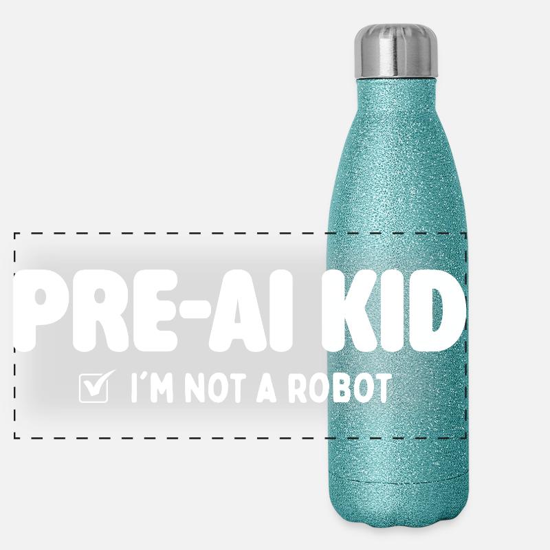 Pre AI Kid 2010s Nostalgia Throwback Panoramic Glitter Thermal Bottle 500 ml
