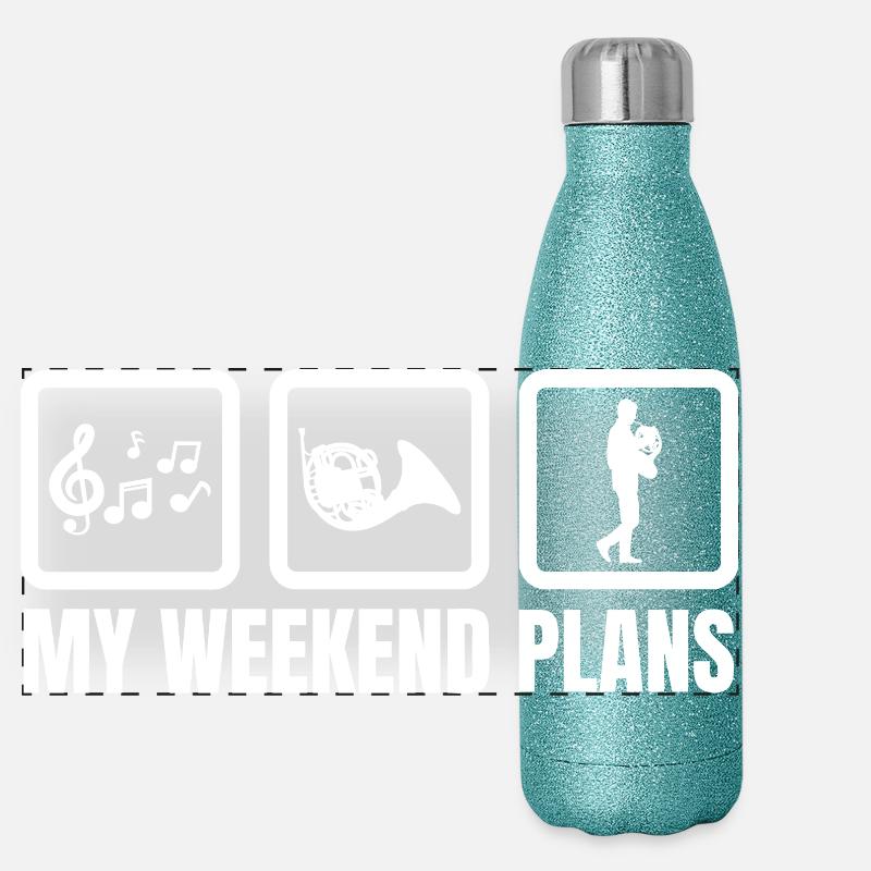 My plans for the weekend Panoramic Glitter Thermal Bottle 500 ml