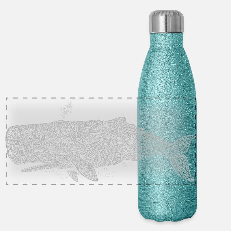 cachalot Gourde isotherme panoramique pailletée 500 ml