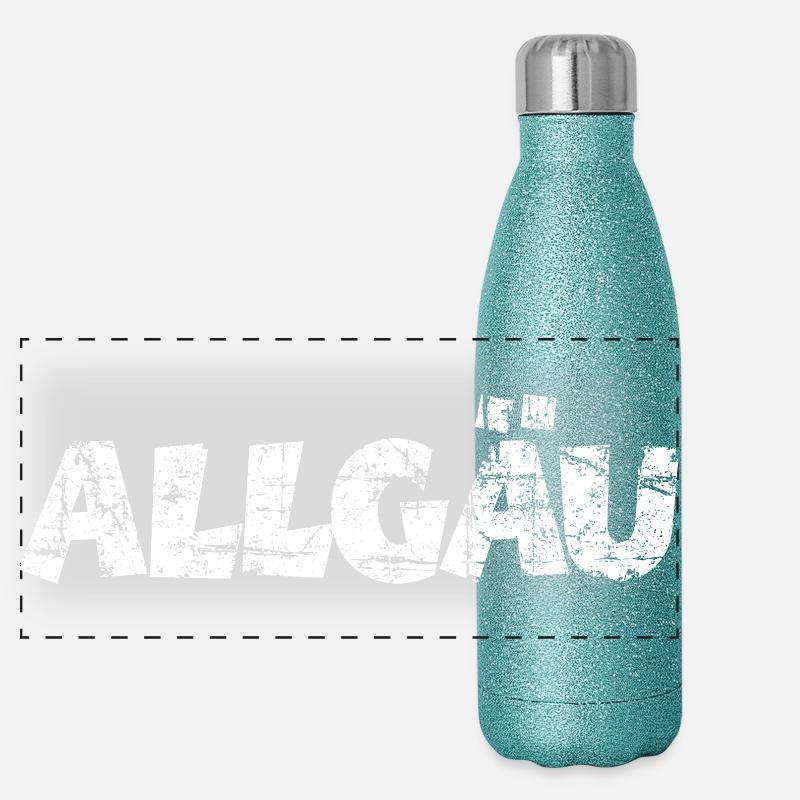 Allgäu Panorama Glitzer Isolierflasche 500 ml