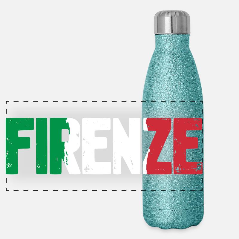 Firenze Italia Gourde isotherme panoramique pailletée 500 ml