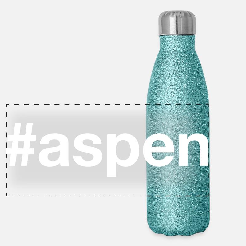 ASPEN Hashtag Panoramic Glitter Thermal Bottle 500 ml