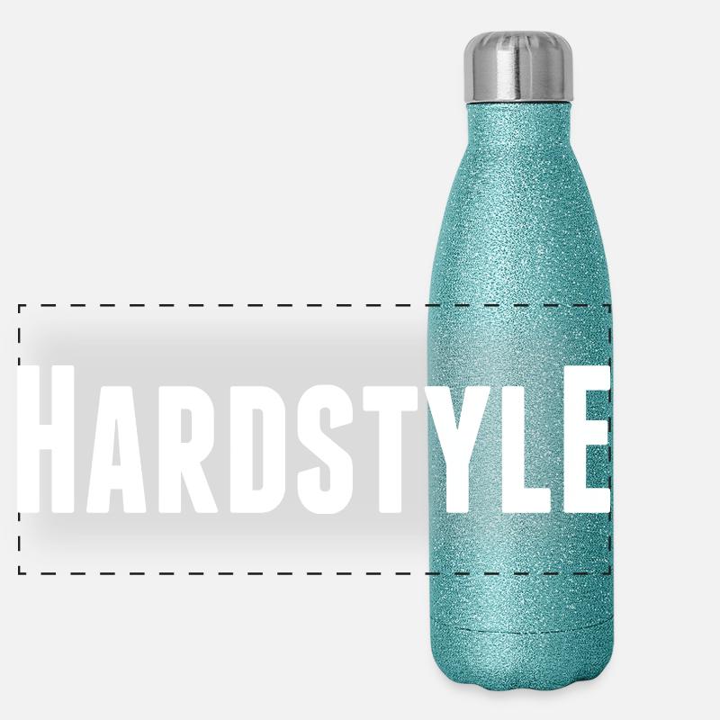 hardstyle musique dansant disco record deejay dj renommée Gourde isotherme panoramique pailletée 500 ml