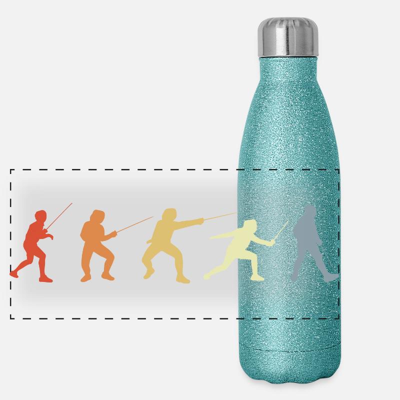 Fencer positions Panoramic Glitter Thermal Bottle 500 ml