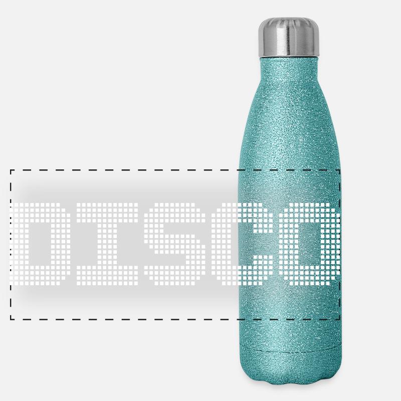 DISCO Panorama Glitzer Isolierflasche 500 ml