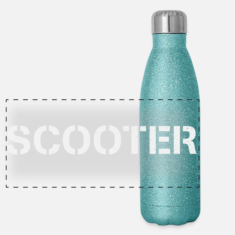 Trottinette acrobatique Gourde isotherme panoramique pailletée 500 ml