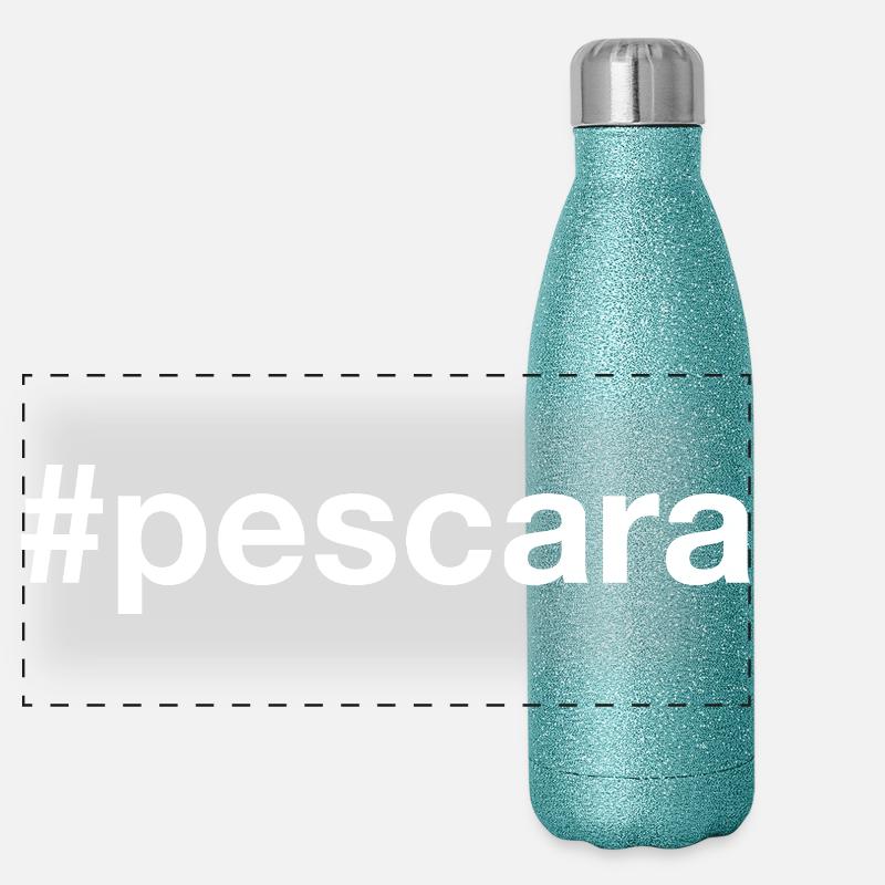 PESCARA Hashtag Gourde isotherme panoramique pailletée 500 ml