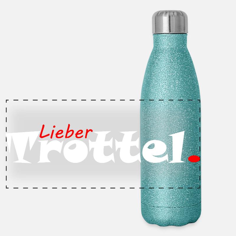 Cher idiot maladroit Gourde isotherme panoramique pailletée 500 ml