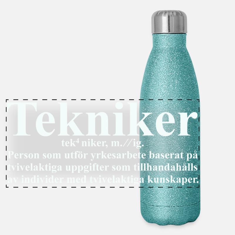 Tekniker Gourde isotherme panoramique pailletée 500 ml