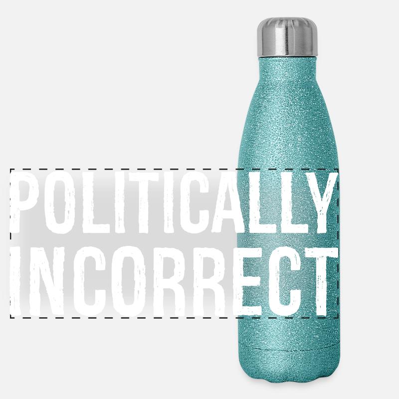 politiquement incorrect Gourde isotherme panoramique pailletée 500 ml