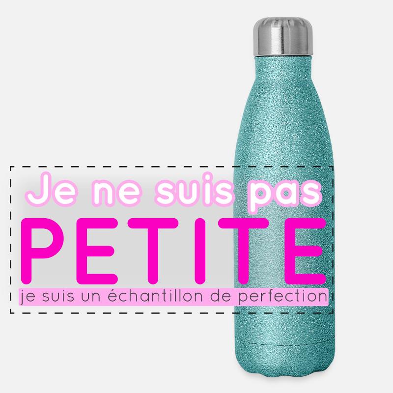 Je ne suis pas Petite Perfection Gourde isotherme panoramique pailletée 500 ml
