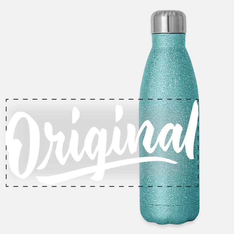 original Panorama Glitzer Isolierflasche 500 ml