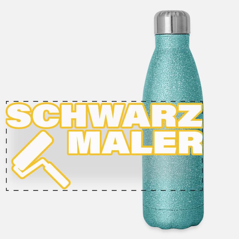 SCHWARZMALER Panorama Glitzer Isolierflasche 500 ml