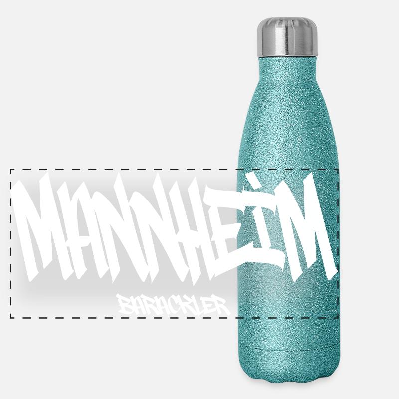 mannheim_barackler Gourde isotherme panoramique pailletée 500 ml